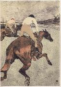 Henri  Toulouse-Lautrec The Jockey Spain oil painting artist